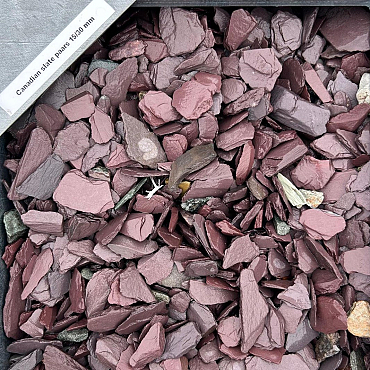 Canadian slate paars 15/30 mm 1,0 m3