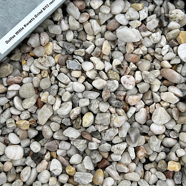 Duitse Witte Kwarts Grind 8/12 mm 1,0 m3