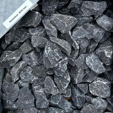 Hardsteen antraciet split 16/32 0,5 m3 (opslag Stenekes)
