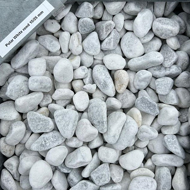 Polar White rond 15/25 mm 1,0 m3