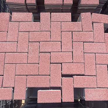 B-keus Klinker 8cm Rood structuur kleurvast