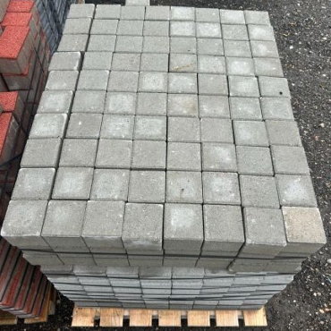 B-keus Klinker 8cm Grijs ( halve )