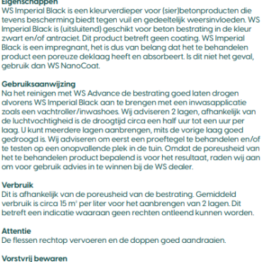 WS Imperial Black 1L