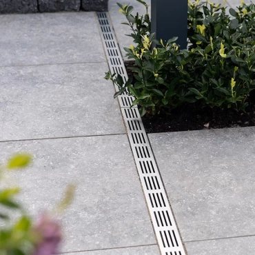 ACO Slim-Line met RVS rooster 100 cm