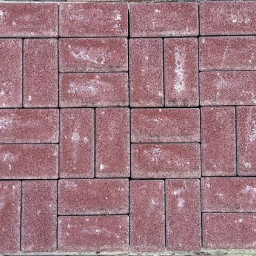 B-keus Klinker 8cm Rood structuur kleurvast