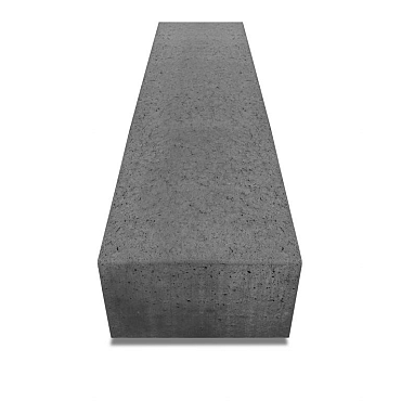 Oud Hollandse zitelement 200x60x40 cm Antraciet ( recht )