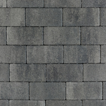 Patio brick 6 cm nero/grey komo