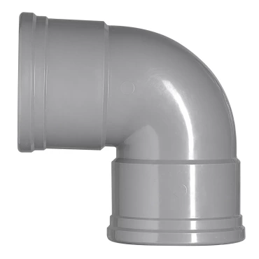 PVC bocht 87/90gr mof/mof 110mm