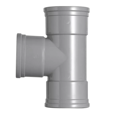 PVC T-stuk 87/90gr 110x110mm 3XMM