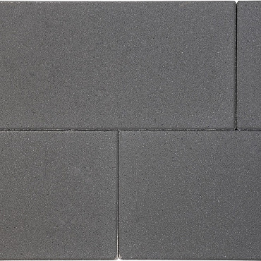 H2O square 60x30x5 cm black