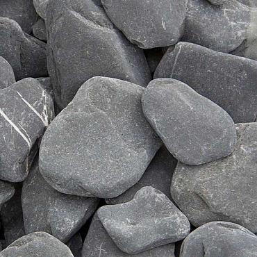 Flat pebbles zwart 30/60 0,7 m3