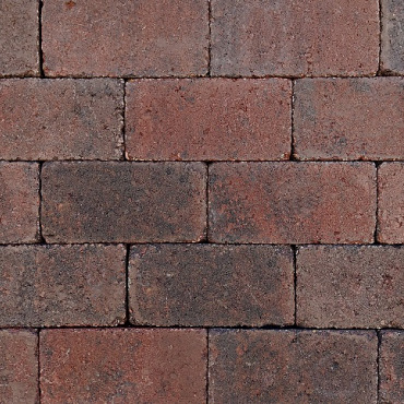 Antieke trommel betonstraatsteen 6 cm oud emmen