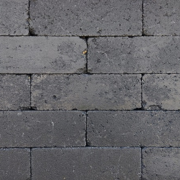 Antieke trommel longstone 7 cm antraciet