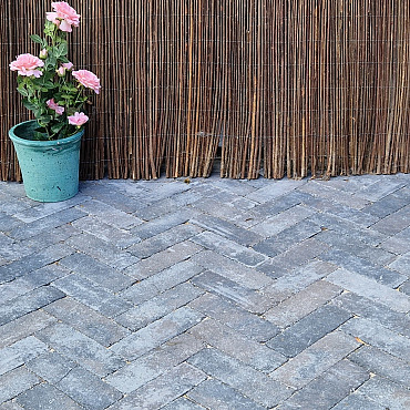 Antieke trommel longstone 7 cm oud drachten
