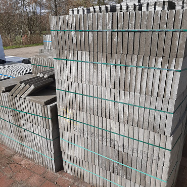 B-keus 30x30x4,5 Grijs (54st/pak)