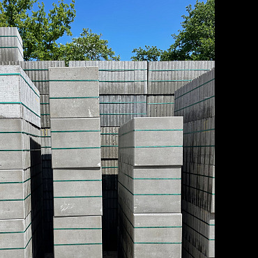 B-keus tegel 50x50x5 Grijs met velling (24st/pk)