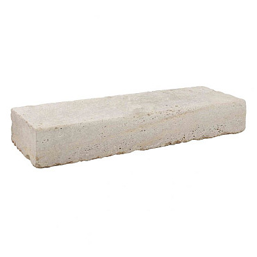 Bloktrede Travertin Ivory Cream 100x35x15 cm soft finish