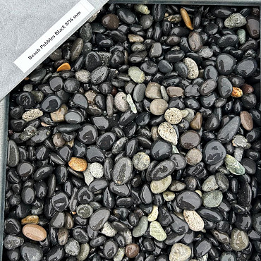 Beach Pebbles Black 8/16 mm 1,0 m3