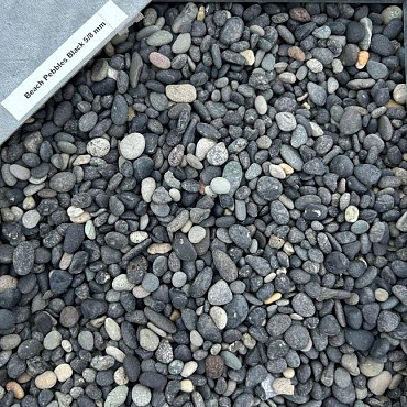 Beach Pebbles Black 5/8 0,4 m3