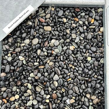 Beach Pebbles Black 5/8 0,7 m3