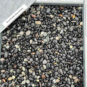 Beach Pebbles Black 5/8 0,4 m3
