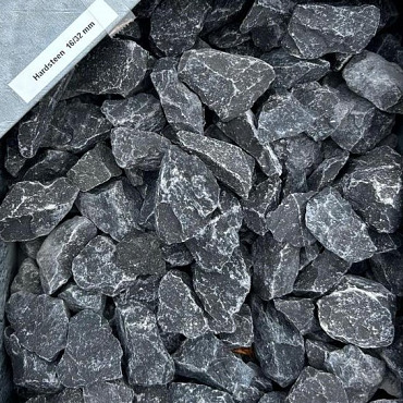 Hardsteen antraciet split 16/32 1,0 m3 (opslag Stenekes)