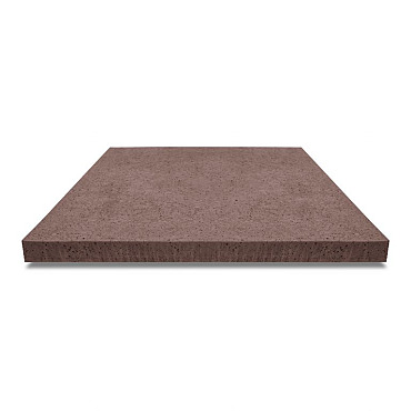 Oud Hollandse tegel gewapend 80x80x5 cm Roodbruin