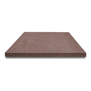 Oud Hollandse tegel gewapend 100x100x5 cm Roodbruin