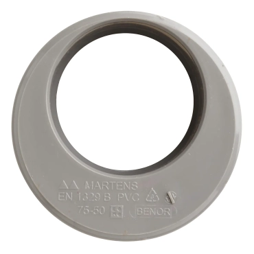 PVC Verloopstuk inwendig 50x75 lijmverbinding