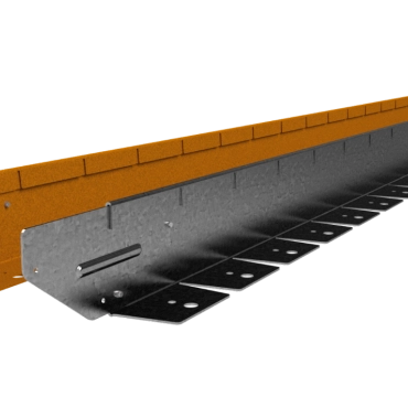 Flexline Gegalvaniseerd 10cm L=220cm Incl. 3 platte grondpennen en verbindingsplaat