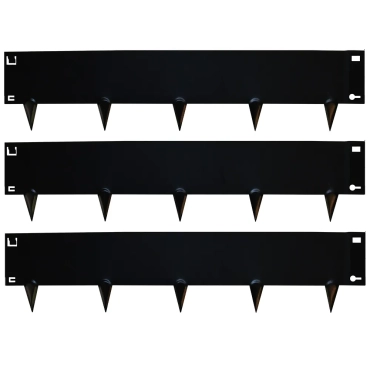 Kantopsluiting MA Edge zwart gecoat h16x106 cm (24cm incl punt)