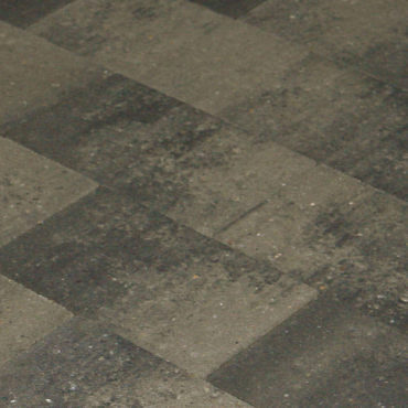 MB Vlakstone 20x30x4 grijs/zwart genuanc