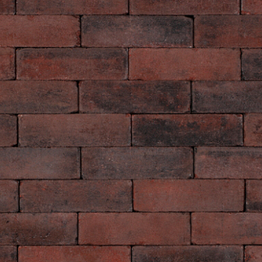 Trommel dikformaat 6cm rood/zwart