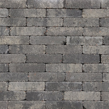 Stonique trommel waalformaat 7 cm grijs/zwart