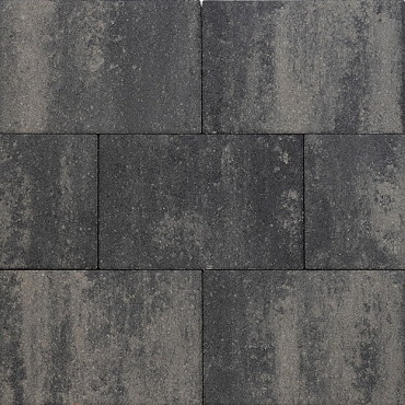 Nature top 20x30x6 cm nero/grey