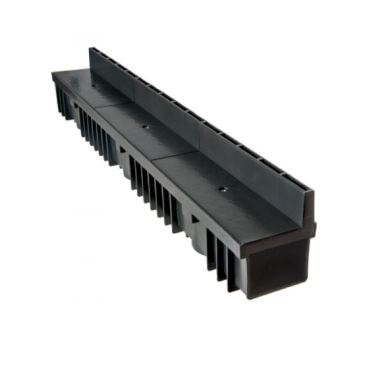 Sleufgoot zwart 100x13x10,5 cm