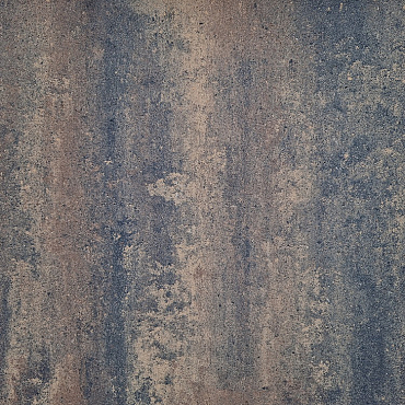 H2O comfort square 60x60x4 cm metallica corten