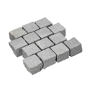 Kinderkoppen Tibet Dark Grey G654 10x10x8 cm gevlamd, dikte gezaagd, kanten gekloofd