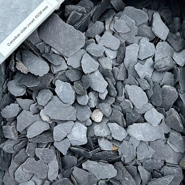 Canadian slate zwart 15/30 mm 0,7 m3