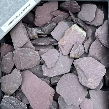 Canadian slate paars 30/60 mm 1,0 m3