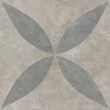 GeoCeramica® 60x60x4 Amb. Greige Flower