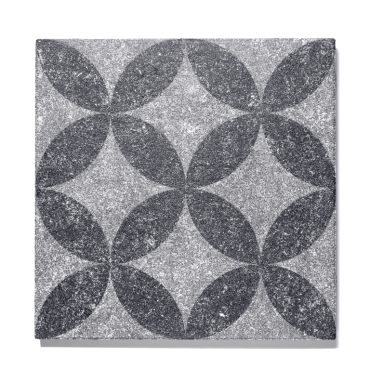 GeoProArte® 60x60x4 Light Grey Flower