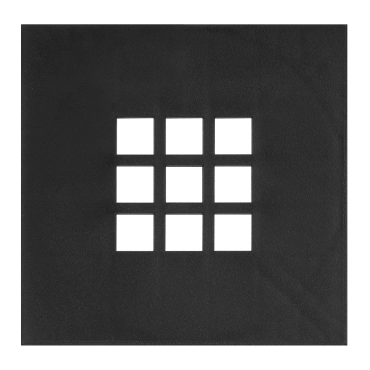 Afvoerput zwart + kunststof deksel