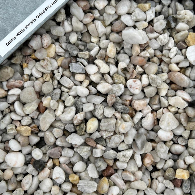 Duitse Witte Kwarts Grind 8/12 mm 1,0 m3