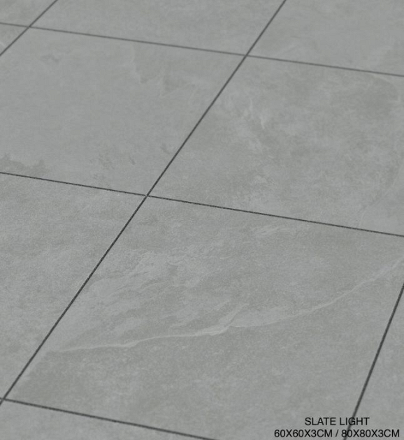 Robusto Ceramica 3.0 Slate Light 60x60x3