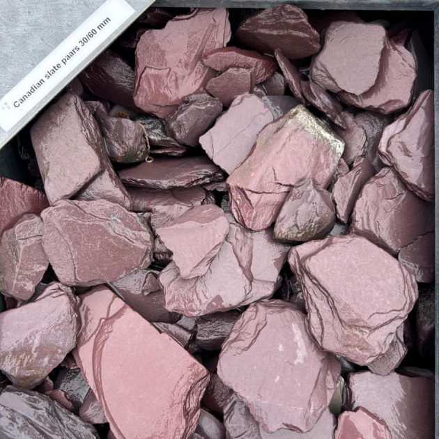 Canadian slate paars 30/60 mm 0,7 m3