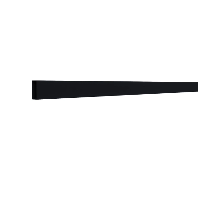 Aluminium sight plank Zwart 2x5x178,5 cm