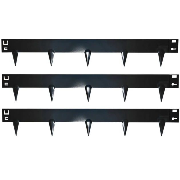 Kantopsluiting MA Edge zwart gecoat 8x106 cm (16cm incl punt)