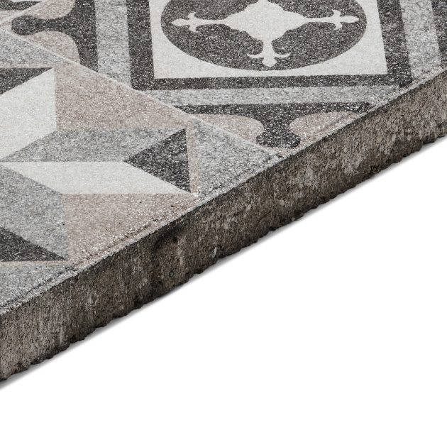 GeoProArte® Mosaic 60x60x4 Md Taupe Deco