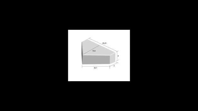Bisschopsmutsen 8 cm geel Komo